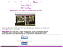 Tablet Screenshot of inannasfestival.com